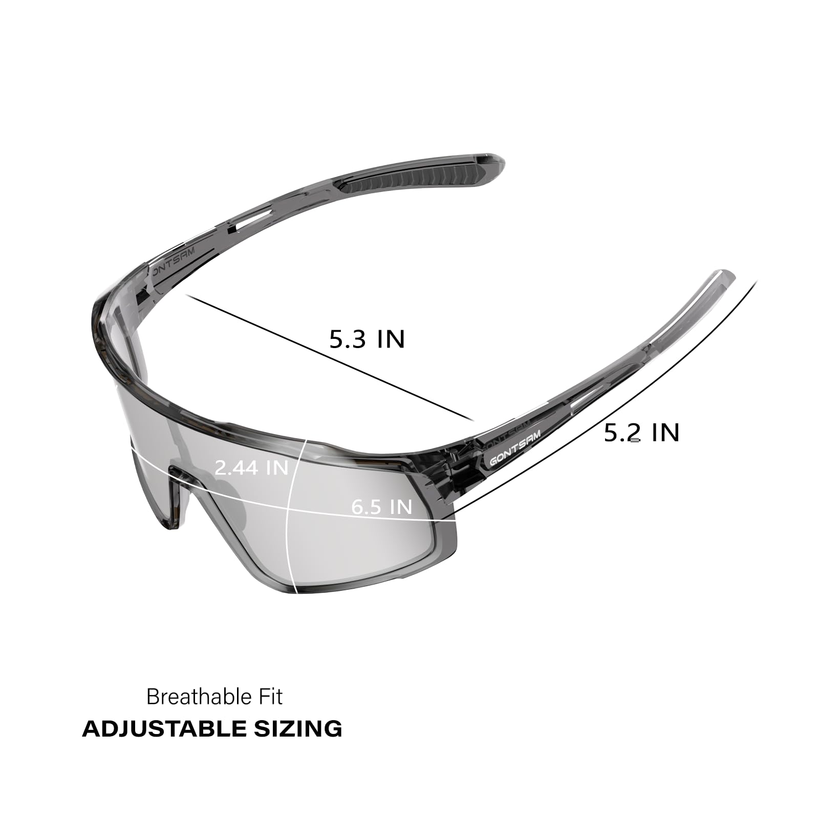 Gafas de ciclismo polarizadas con efecto fotocromático, gafas de sol deportivas con antivaho de invierno para hombres y mujeres