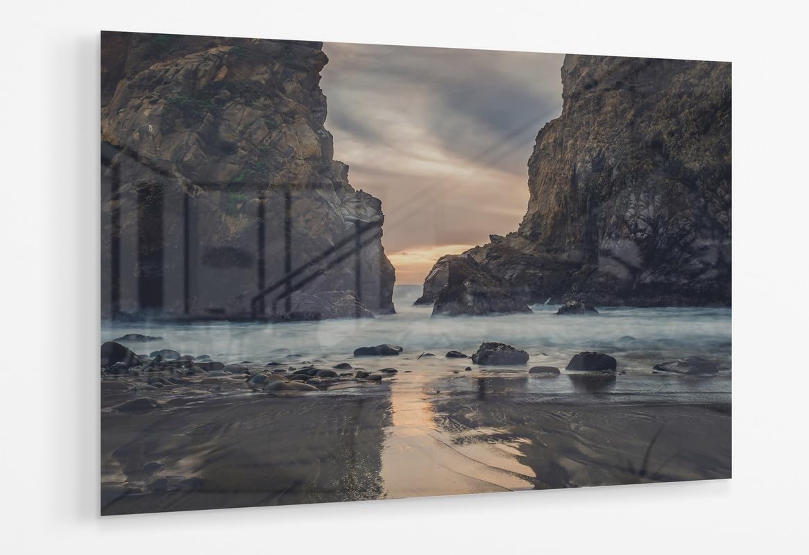 BPA® Pfeiffer Beach Acrylic Canvas For Home And Office Décor (40x60)