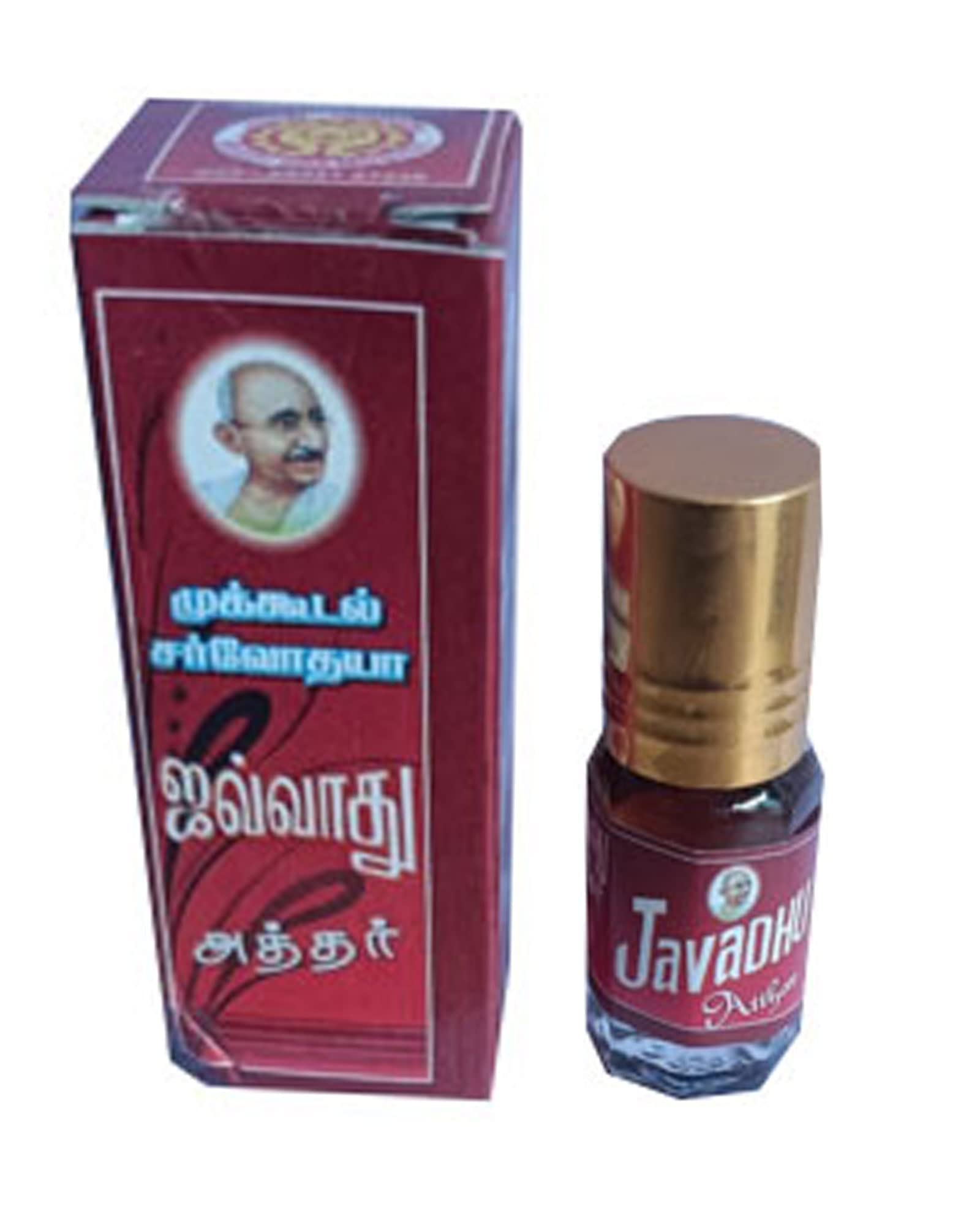 VS Products Mukkudal Sarvodaya Javadhu Attar, 6ml | Natural Attar | Long Lasting Frangrance, (pack of 2 X 3ml)