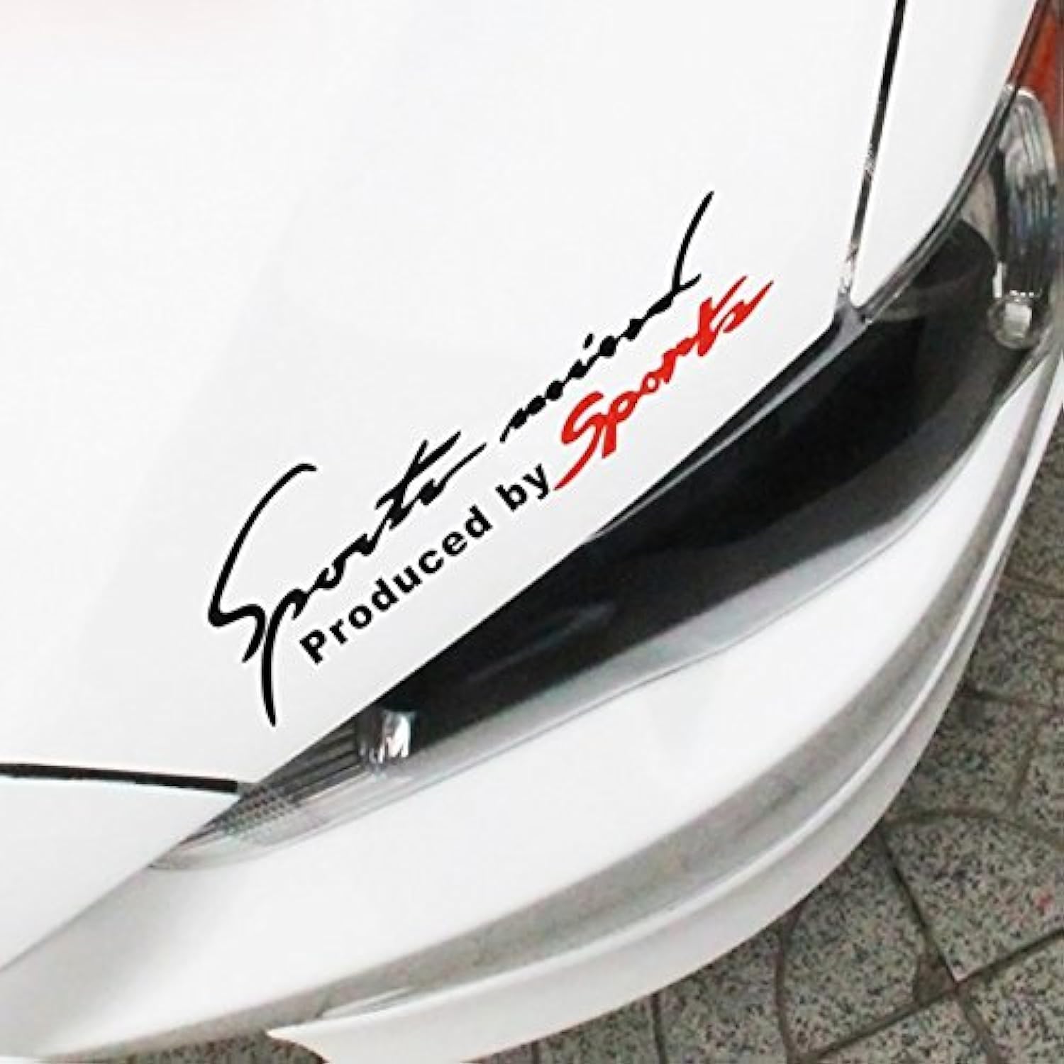 Sports Vinyl Mind Car Headlight Tail Light Eyebrow Decal Window Sticker (30 X 10 Cm, Black), self adhesive