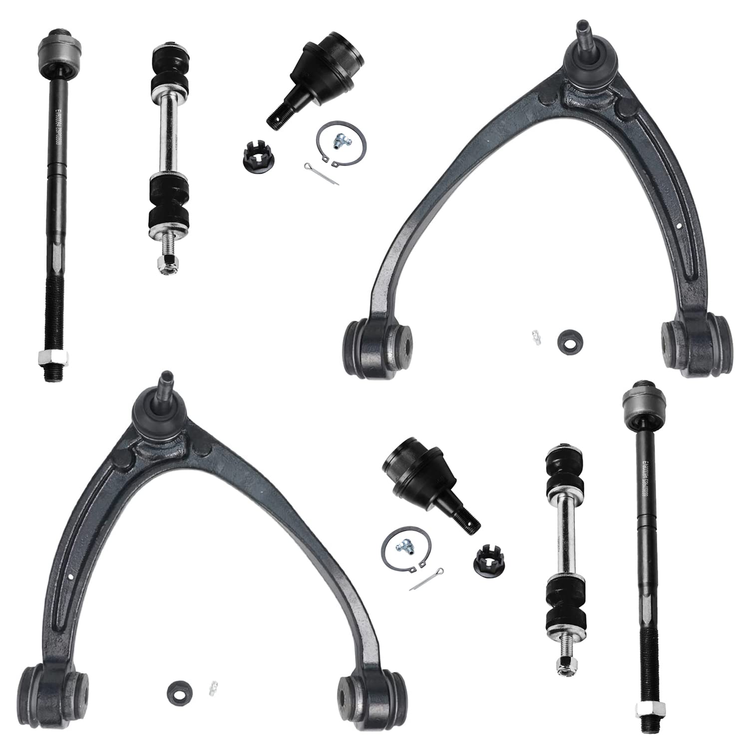 Detroit Axle - 8pc Front End Kit for 07-13 Chevy Silverado 1500 GMC Sierra