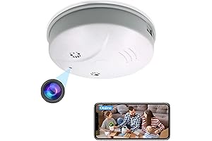 Hidden Camera Smoke Detector: Discreet Surveillance with Night Vision