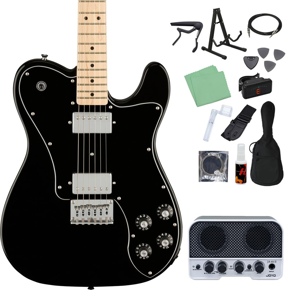 Amazon | Squier by Fender Affinity Series Telecaster Deluxe Black 