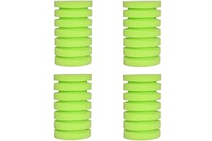 UPETTOOLS Aquarium Biochemical Sponge Filter: Ultra-Quiet Bio Sponge Foam Filter Replacement for Fish Tanks (4-Pack)