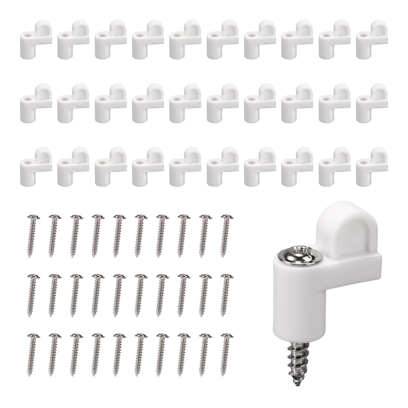 30pcs 3/8in Window Screen Clips