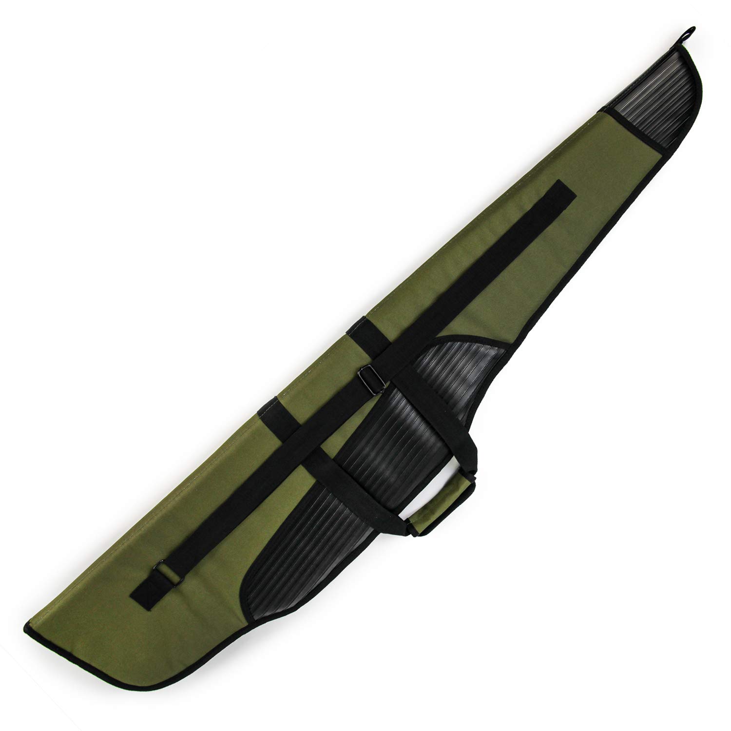 GUGULUZA Funda para Carabina, Acolchada Bolsa de Transporte con Correa de Hombro Ajustable para Rifle Armas, Verde 130cm