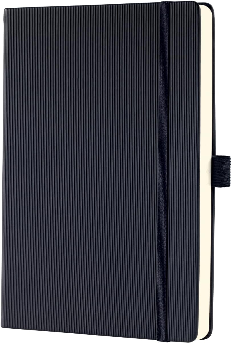 Tagesplaner Conceptum undatiert (DE) ca. A5 Hardcover 1 Tag/Seite black Packung mit 3 Stück