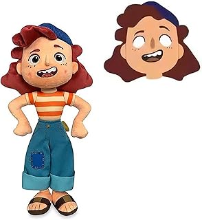 Lucarhino Luca Plush Toy Luca Sea Monster Plush Toy with 1 Mask for Kids Alberto Machiavelli Giulia Figures Dolls Toys Animal Toys (Machiavelli)