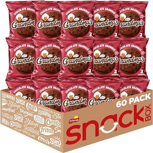 Grandmas Cookies, Chocolate Brownie, 2.5 Ounce (Pack of 60)