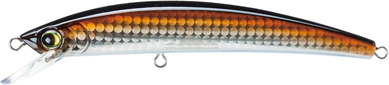 Yo-Zuri Crystal Minnow Floating Lure 90mm 3-1/2" Holographic Bronze Shiner