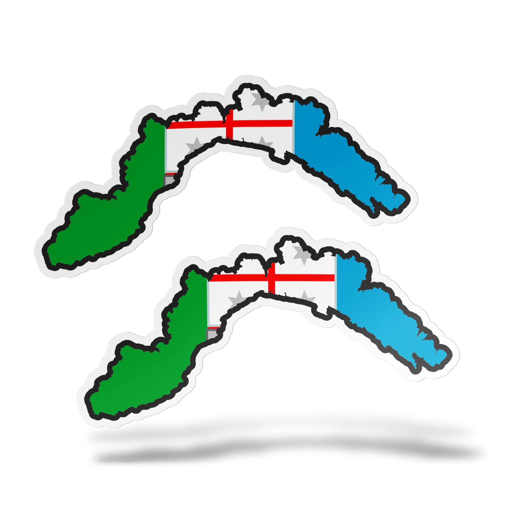 erreinge Sticker Francia Souvenir Adesivo Sagomato in PVC per
