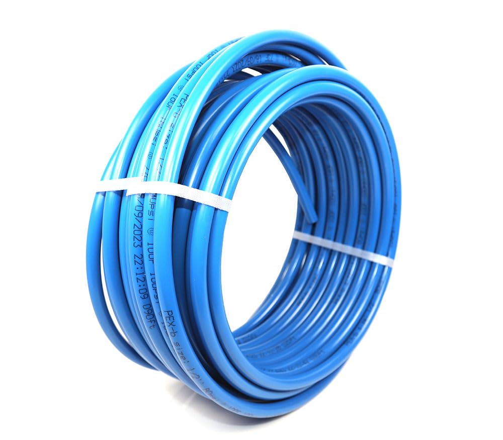 MEC COPPER HOGTAIL, POL X 1/2 IN. MNPT, ECONOMY NIPPLE, 3/8 IN. TUBE SIZE, 12 IN., 7/8 HEX