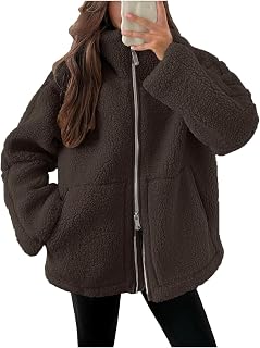 Chaqueta De Peluche For Mujer, Cálida Chaqueta De Terciopelo, Color Liso, Gruesa, For Tiempo Libre, Chaqueta De Invierno, Chaqueta De Forro Polar Con Doble Cremallera, S-XXL