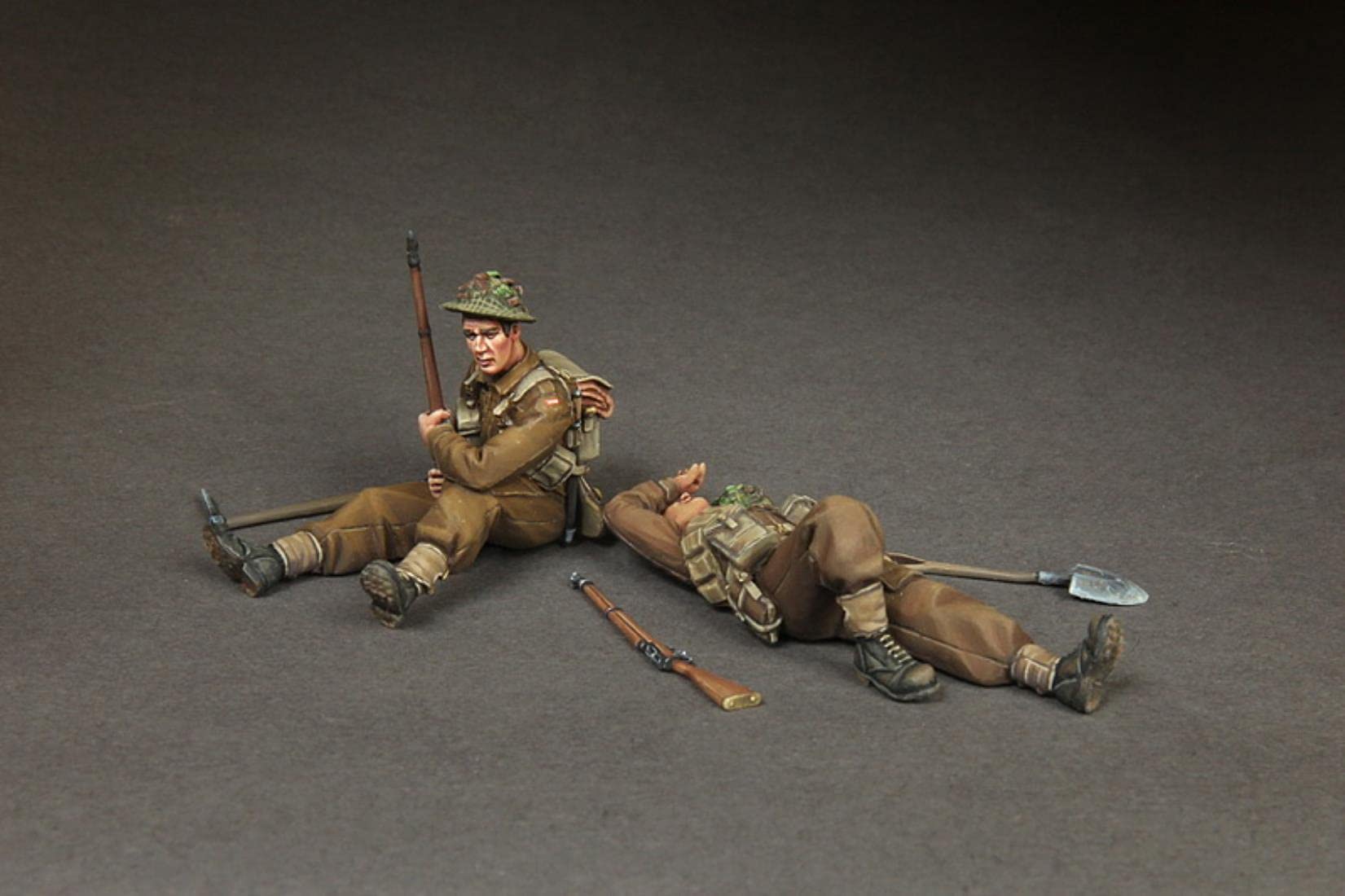 XINGCHANG 1/35 – 2 Figurines Résine Normandie, Maquette Non Peinte à Assembler