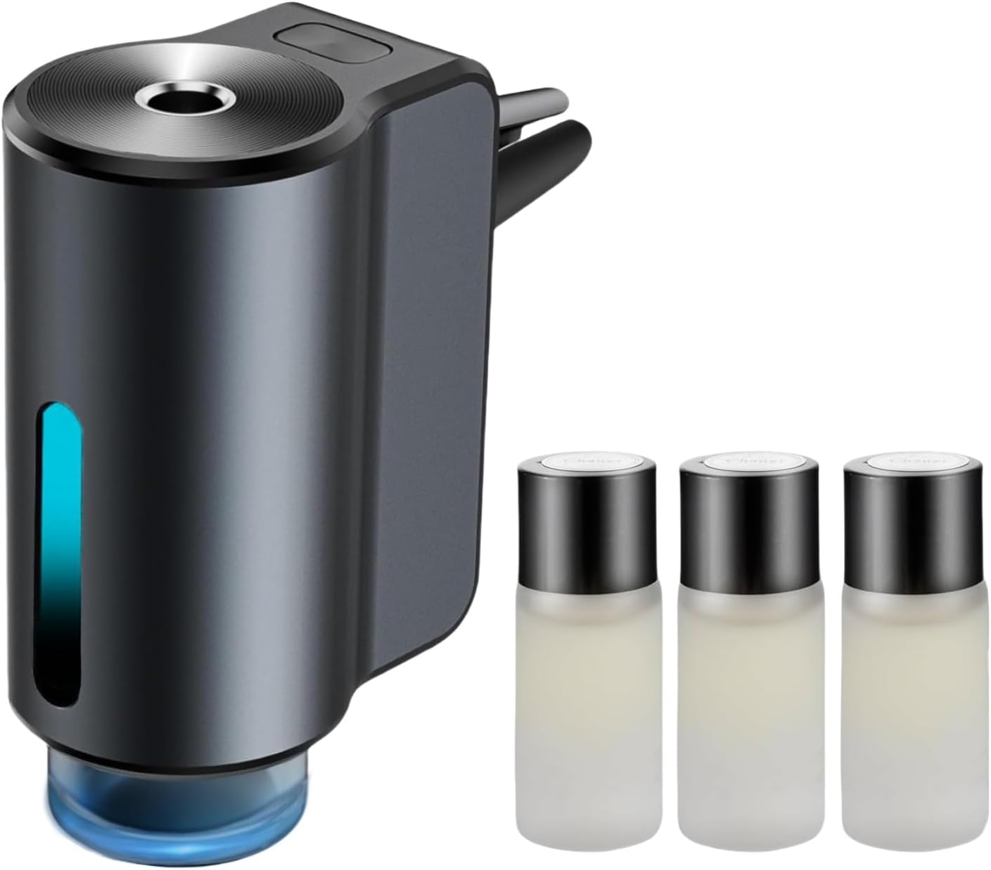 StandSky Car Air Freshener Diffuser,Smart Car Air Freshener,Aromatizante para Carro Inteligente,Intelligent Car Aroma Diffuser with 3pcs Essential Oil