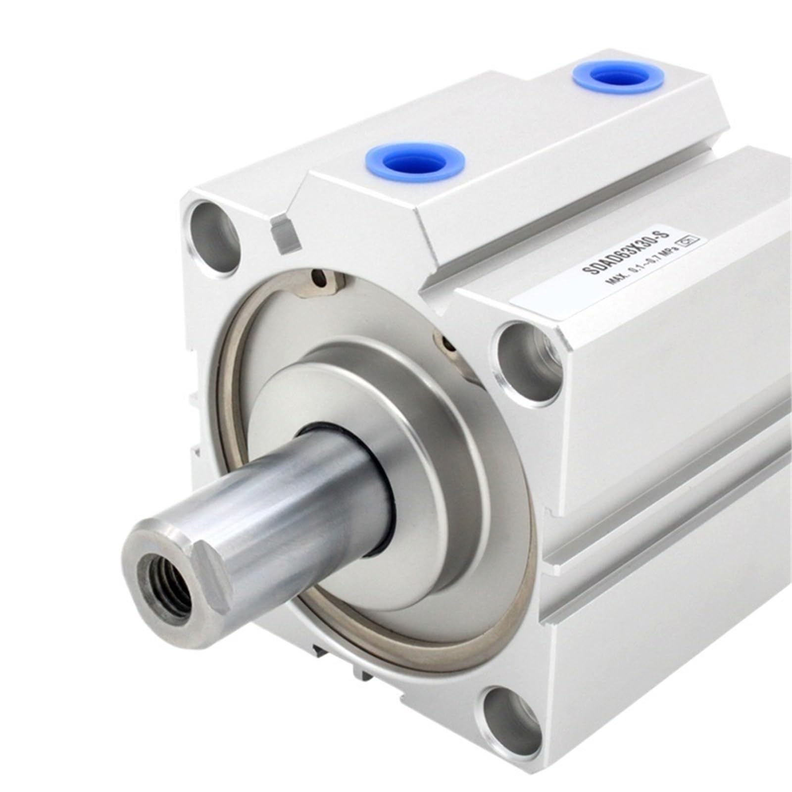 Vérin pneumatique SDAD25 anti-rotation à double tige pour guidage précis