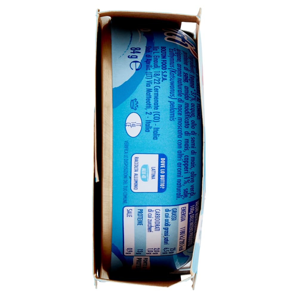 6x Simmenthal Spuntì al Tonno spalmabile Thunfisch streichbarer Snack (2 x 84g) 100% italienisch + Italian Gourmet polpa 400g