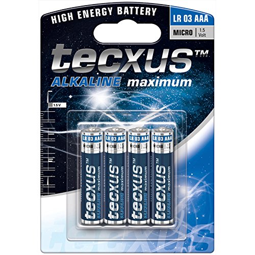 Tecxus Micro (AAA) battery alkaline Blister Pack of 4