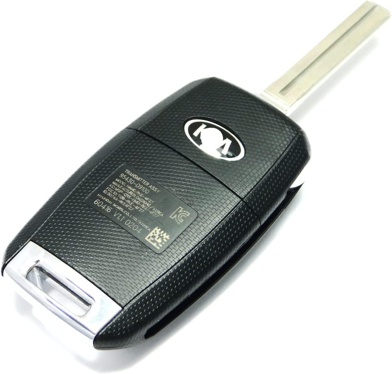 Genuine OEM 95430-D9100 Keyless Entry Remote Key FOB - TX Assembly with Key Blade / 95430D9100 for Kia Sportage 2017-2020