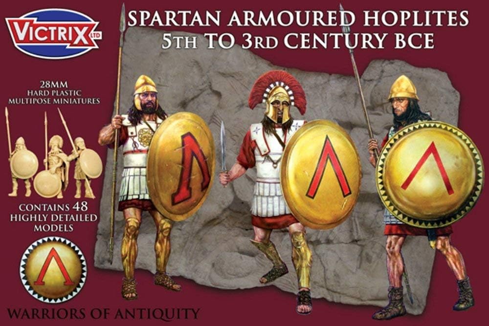 Victrix 28mm: Spartan Armoured Hoplites (48)