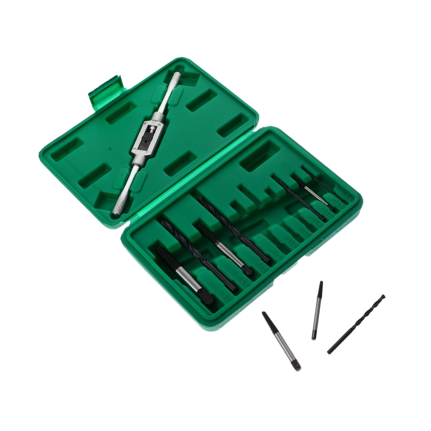NUOBESTY Stripped Screw Extractor Set 11pc/box High-speed Steel Tool Kit for Removal