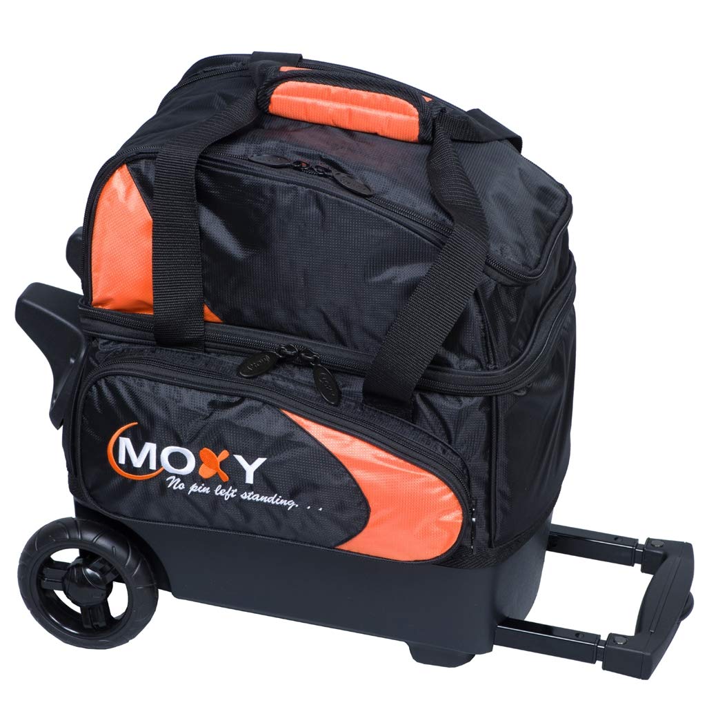 Moxy Candlepin Deluxe Roller Bowling Bag- Orange/Black