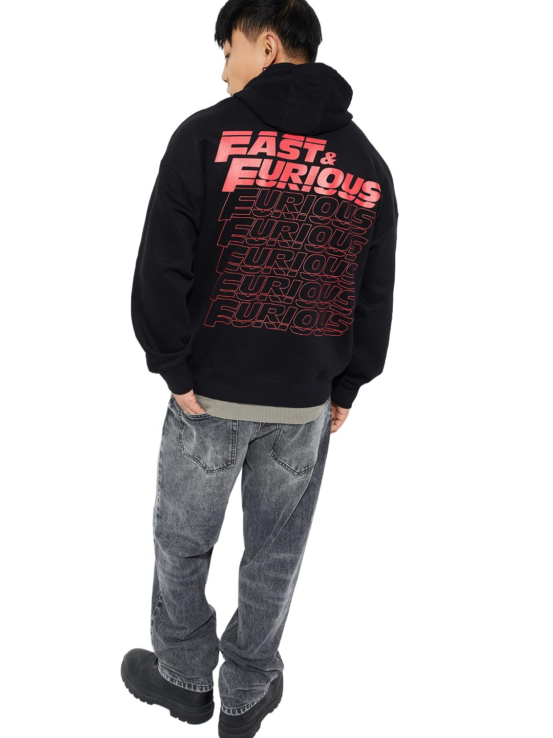 max URB_N Men Oversized Fast & Furious Hooded Sweatshirt (Black_XL)-picture-37