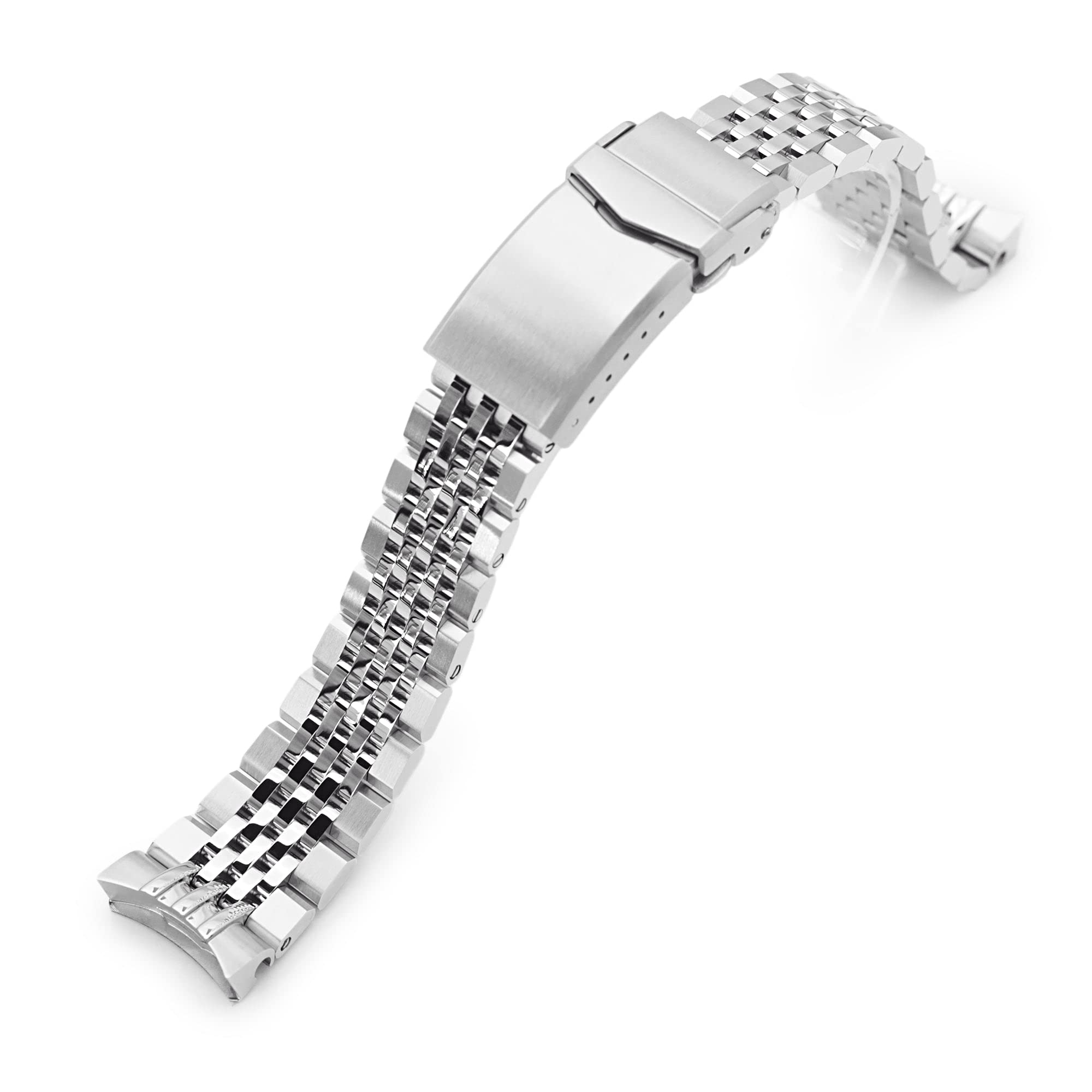 MiLTAT Metallarmband kompatibel mit Seiko Alpinist SARB017, Asteroid