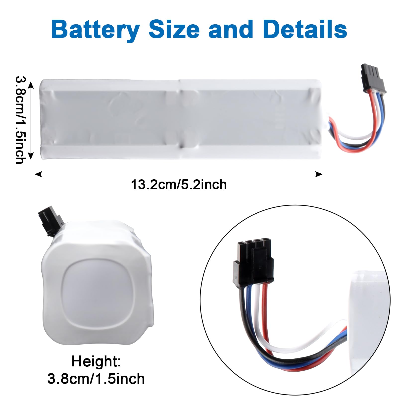 Batteria sostitutiva da 5600mAh per Dreame F9, D9, D9 Max, D9 Pro, L10, D10 Plus, D10s, L10 Pro, D10, Xiaomi X10 X10+PLUS B101CN OMNI 1S, S10 S20 X20 P2150 P2008-4S2P-MMBK Aspirapolvere 14,4V