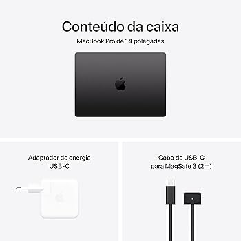 MacBook Pro 14インチ 2024 M4 16GB SSD 512GB Apple 2024 MacBook Pro (de 14 polegadas, Processador M4 da