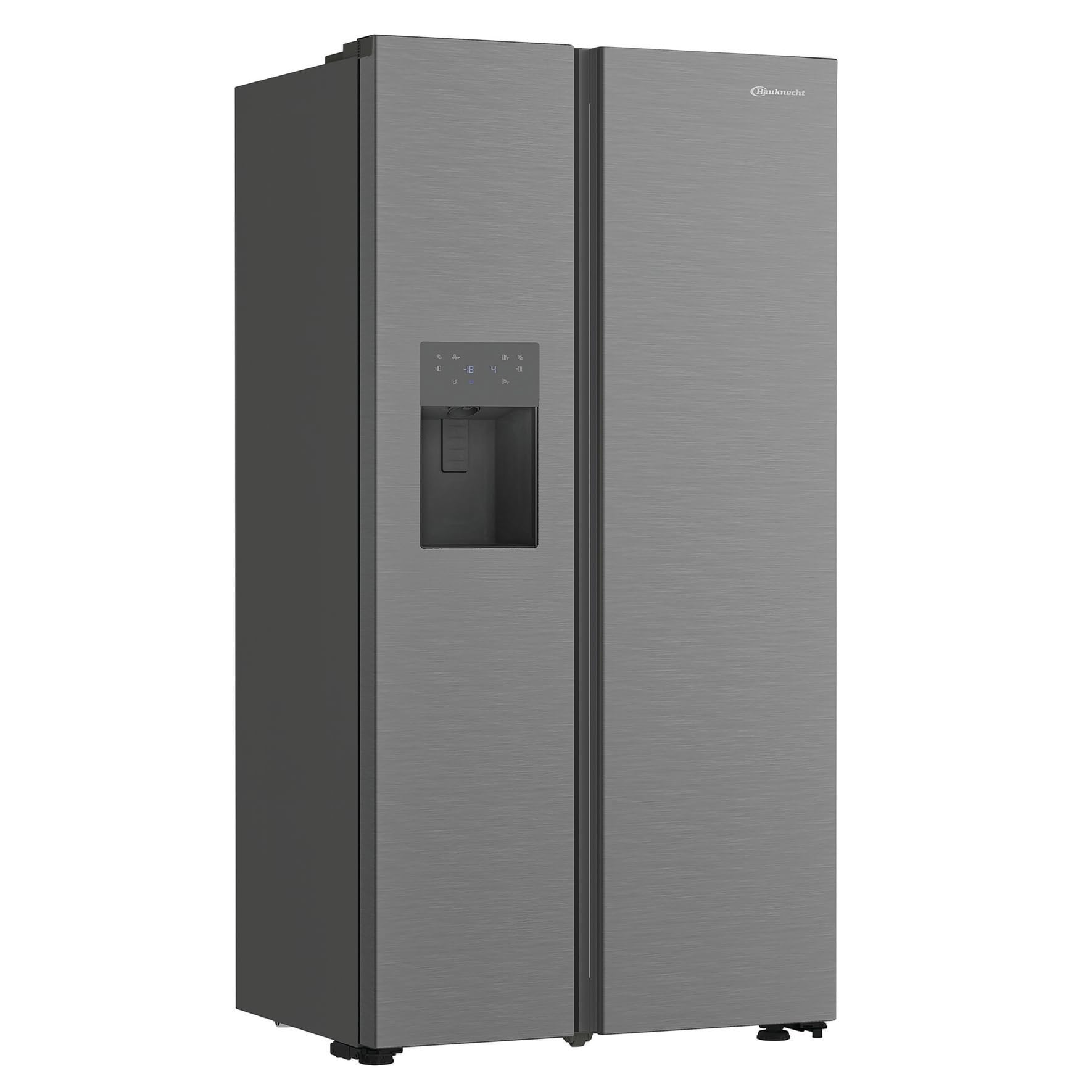 Bauknecht SBS IW D90 PEARL Side by Side Kühl-Gefrierkombination/Inverter Kompressor/Wasser- und Eiswürfelspender/FreshShield/ElegantFit/Dual Cool Total NoFrost