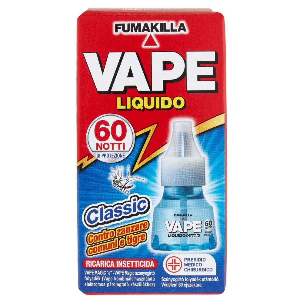 vape liquido 60 notti VAPE RICARICA LIQUIDA 60 NOTTI CLASSIC : Amazon.it: Elettronica
