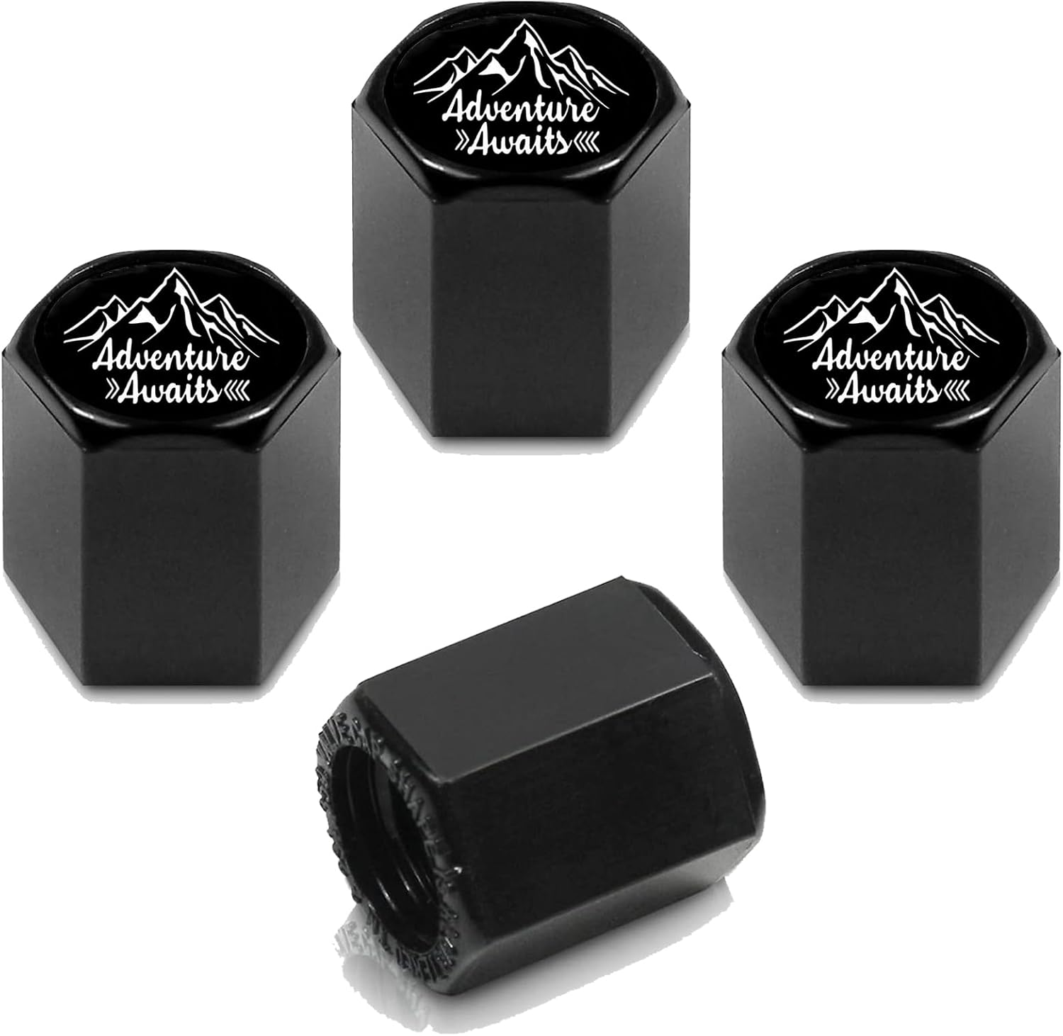 4pcs Tire Valve Stem Caps, Compatible with Cross of Nails, Christian Religious Cross with Nails, Jesus Christ Stem Cap Universal Car Air Cover Car Accessories for Cars, SUV, Truck, Motorcycles