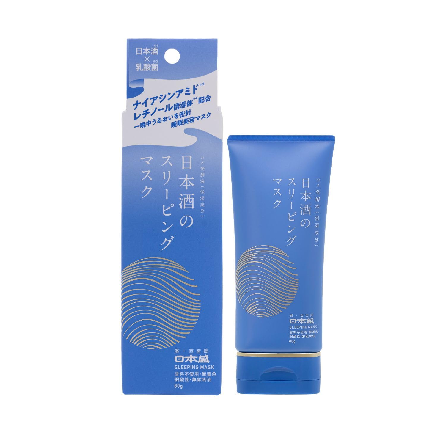 日本盛 日本酒のスリーピングマスク 80g Amazon | 日本酒のスリーピングマスク 80G | 日本盛 | ナイトケア