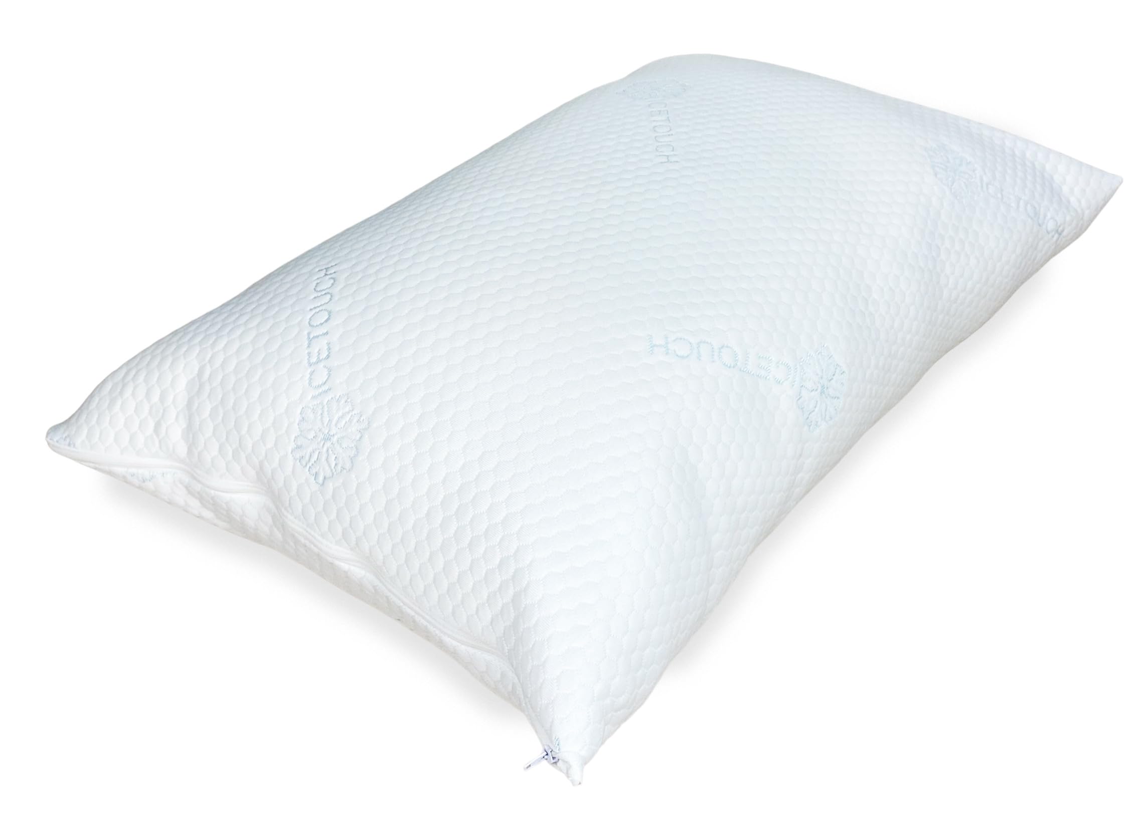 Tex family - Federe Cuscino Freddo Copricuscini Rinfrescanti Ice-Touch Singola 50x80 cm - Termoregolante Estiva - Copriguanciali Traspiranti e Made in Italy Cm. 50x80-2 Unità