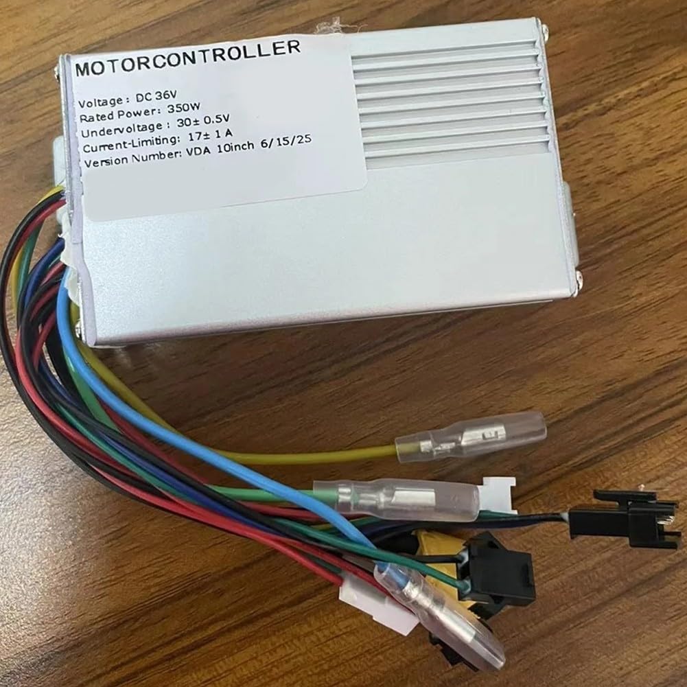 Controlador de motor eléctrico de 36 V y 350 W para scooter E9T y ES9, pieza de repuesto de aleación de aluminio, compatible con accesorios de scooter eléctrico de 350 W y 36 V (B)