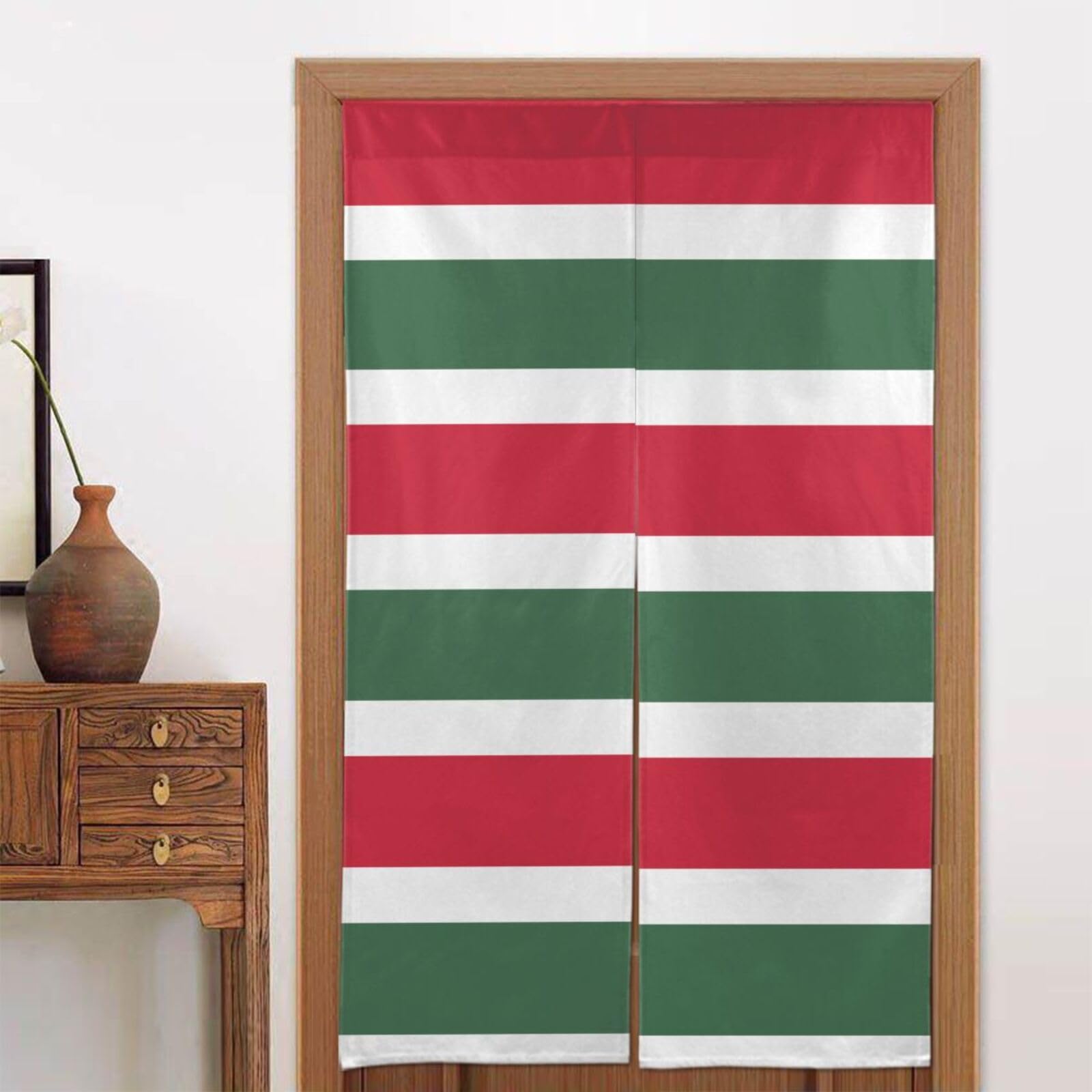 CNTDBU Flag of Hungary Door Curtain 34x56 Inch-Room Divider Panel for Privacy, Entryway Screen for Kitchen Bedroom