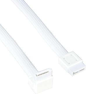 SilverStone SATA信号ケーブル ホワイト 50cm SST-CP08W