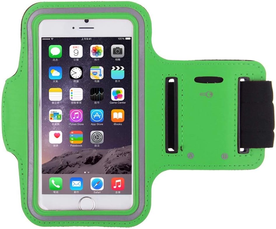 Breathable Sport Armband for iPhone 7 Running Apple T4 (Green Colour)