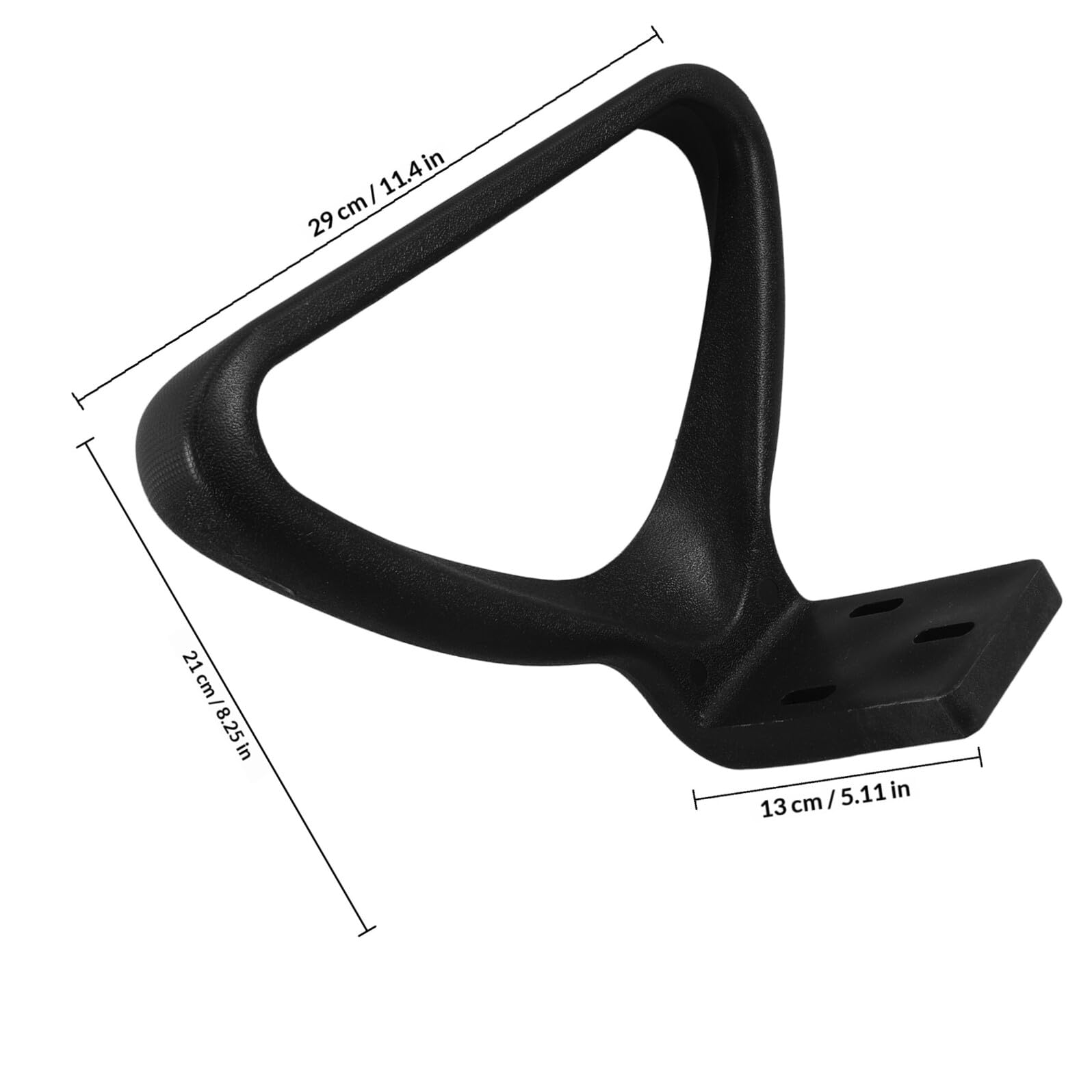 Braccioli per Sedie da Ufficio in Plastica Resistente Set 2 Pezzi Ricambio per Sedie da Scrivania e Poltrone Girevoli Supporto Largo Uso Professionale
