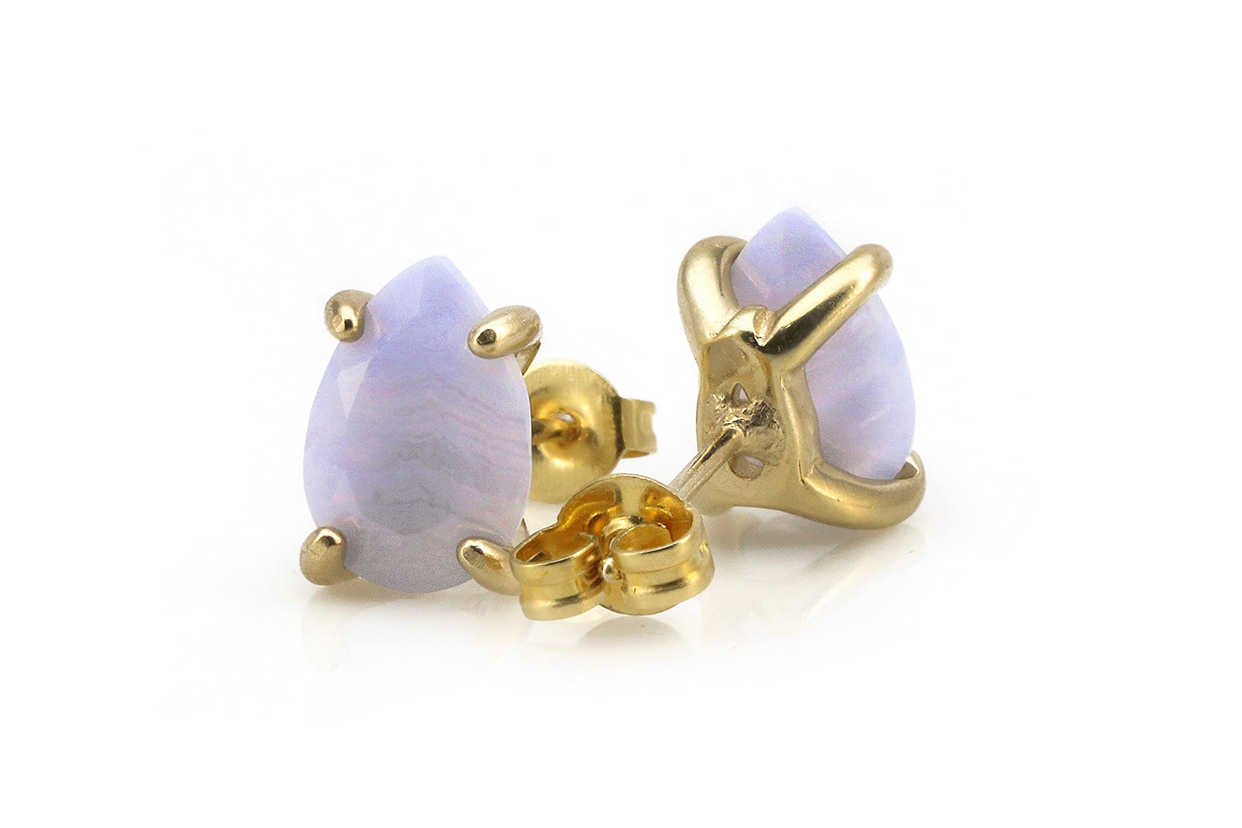 Unici Orecchini di Agata - Orecchini Chic di Gemme - Orecchini Artigianali per Donne - Orecchini da Sposa, Orecchini per Tutti i Giorni, Orecchini Gemme di Pera, Orecchini Regalo - con Scatola Regalo