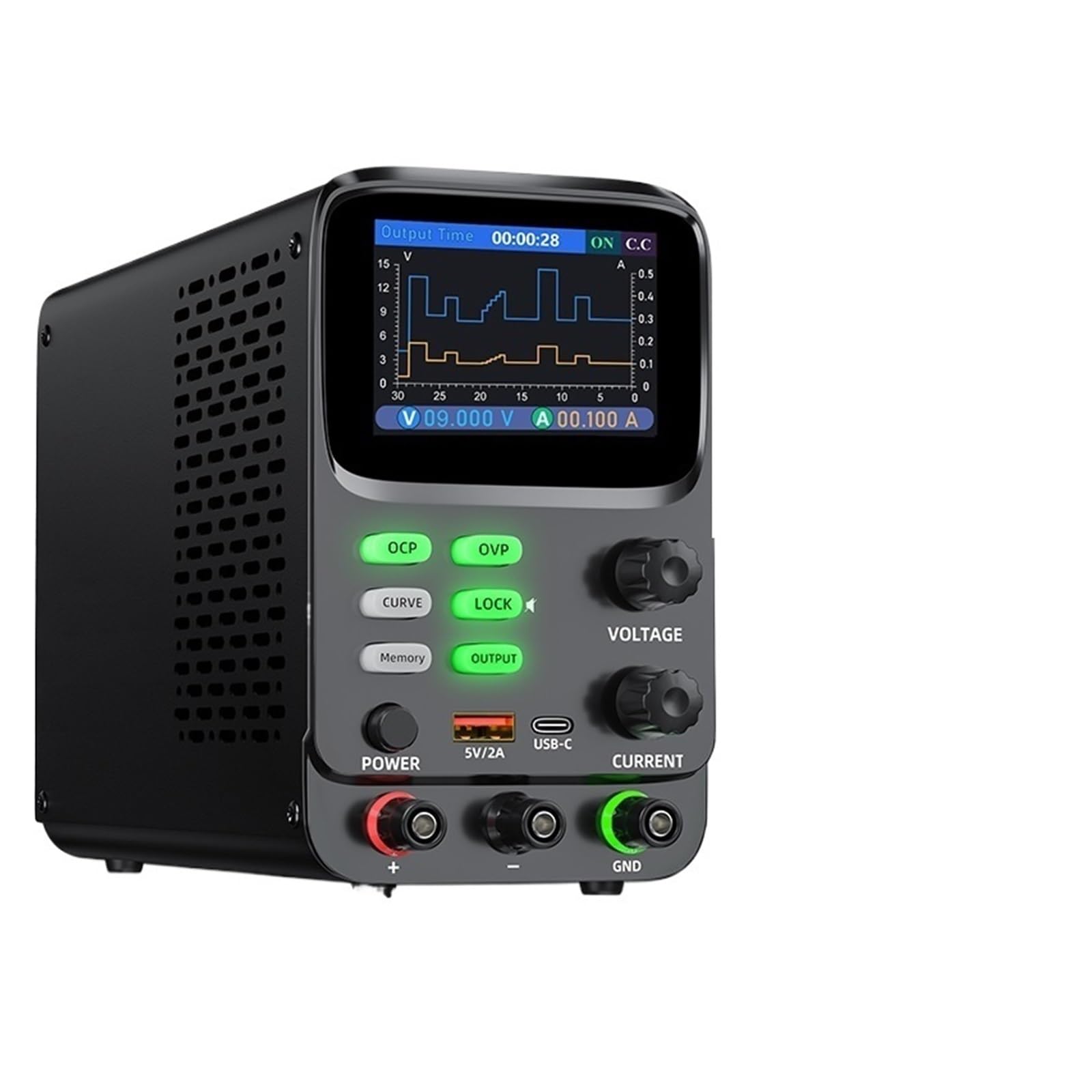 Alimentation OCP OVP 60V5A avec Interrupteur de Sortie Intégré