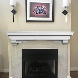 MANTELSDIRECT Mantels Direct Salem Wood Mantel Shelf with Arched Corbels...