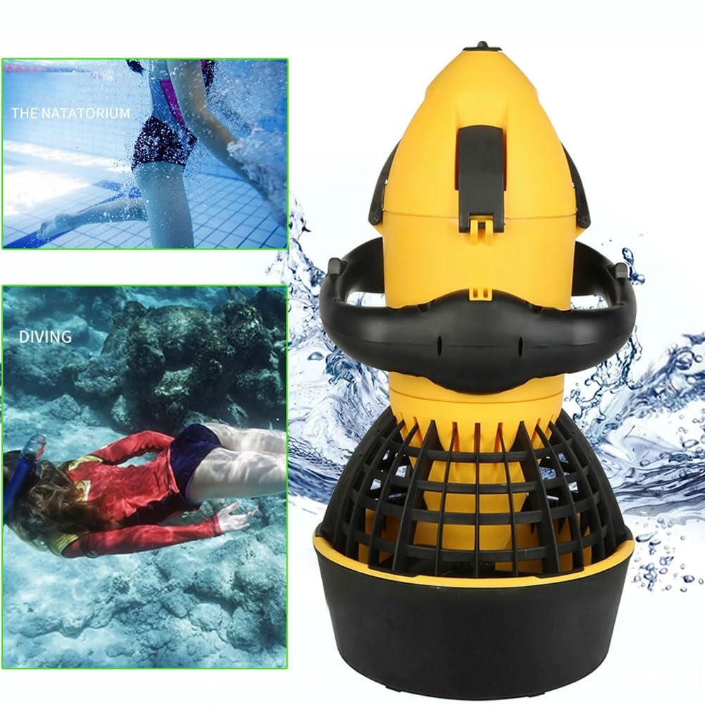 Moteur sous-Marin Scooter de Mer Équipement de Plongée 300W Mini Scooter d'Eau Hélice sous-Marine RC Booster, Moteur Puissant