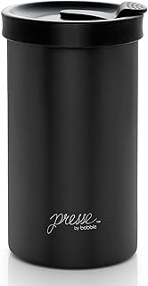 PRESSE by Bobble French Coffee Press And Insulated Stainless Steel Travel Tumbler for On-The-Go Brewing - 13 oz Price In India