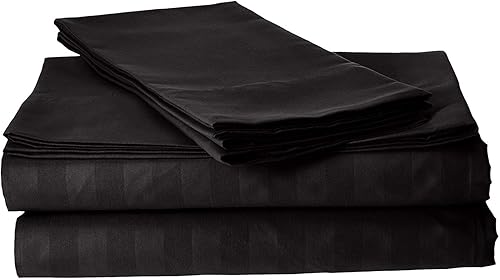 Miniatura 9 de Elegant Comfort Silky-Soft - Juego de sábanas de 4 piezas de calidad egipcia de 1500 hilos, sin arrugas, tamaño Queen, color negro