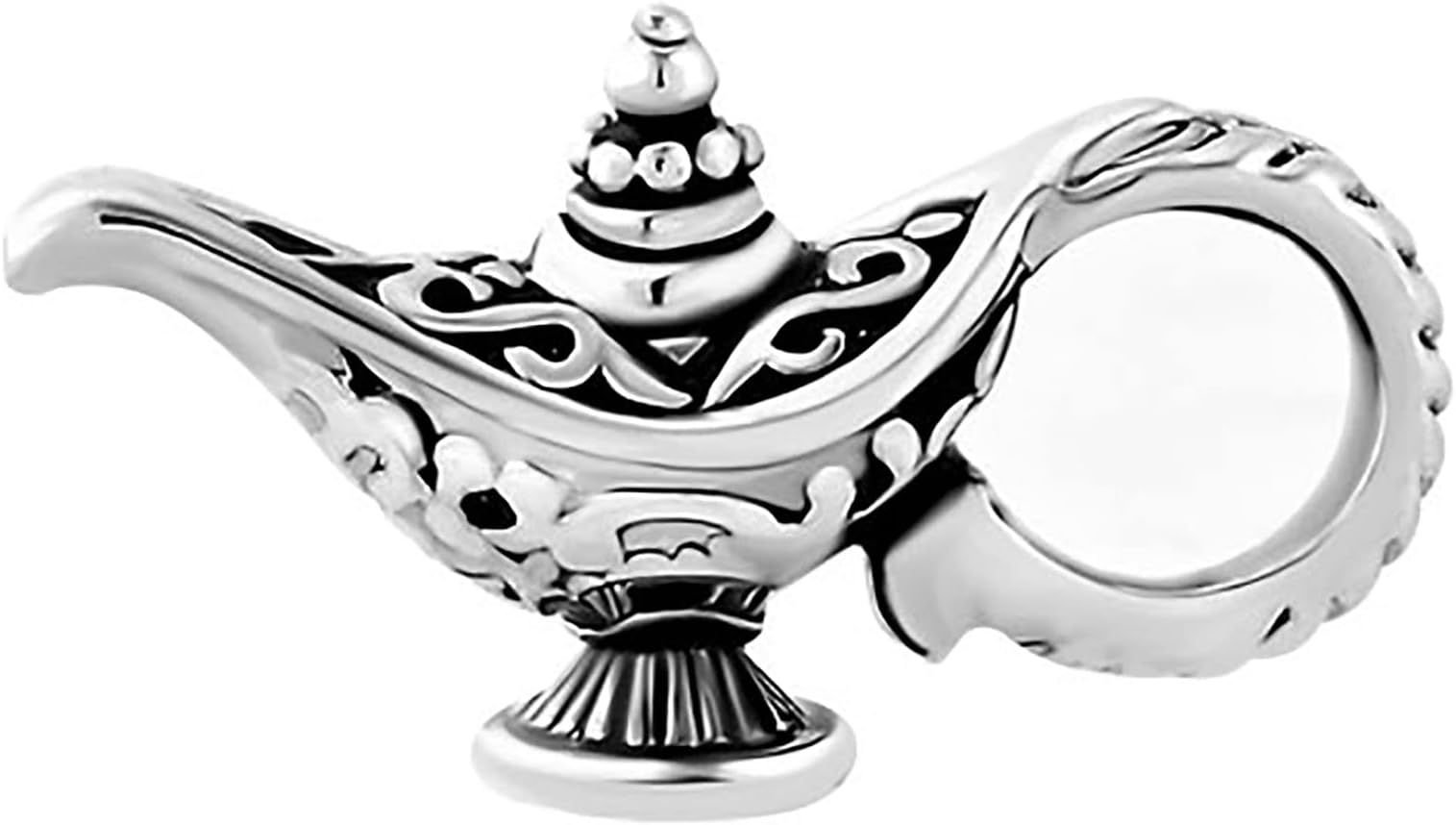 โ FGT Magic Lamp Charm Compatible with Pandora Moments Bracelets Power Wish Hope Genie Aladdin Magical Oil Lamp Women Daughter Girls