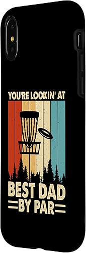 Miniatura 2 de iPhone XXS Best Dad By Par Disc Golf Frisbee Enthusiast Case