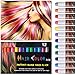 Produktbild Haarkreide,Hair Chalk 12 Farben Auswaschbar Haarkreide 6 Paar Handschuhe für kinder Temporäre Haarfarbe Ideal für Kinder Mädchen, Geschenke Geburtstag Karneval & Weihnachten
