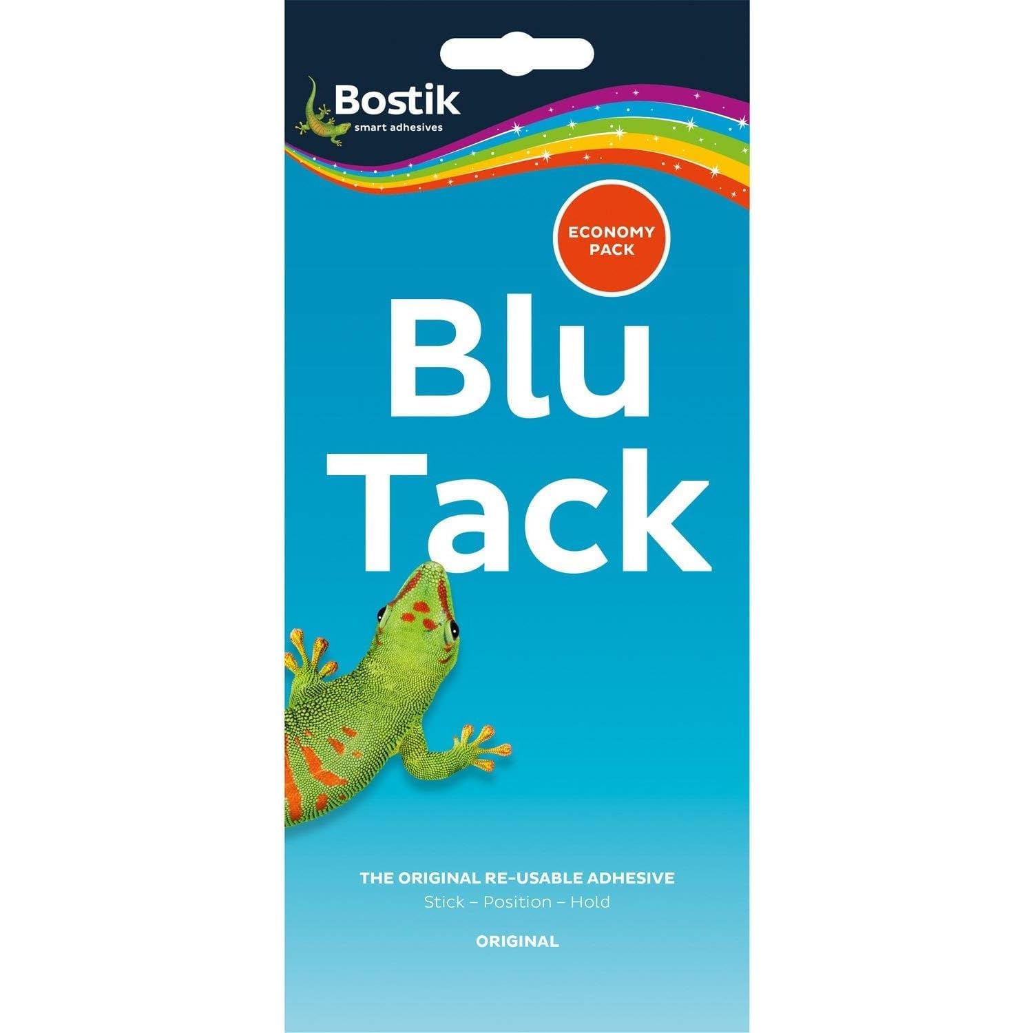 Daisy Dreams Blu Tack Original Reusable Adhesive Sticks, Putty Handy Size Multipurpose Reusable Adhesive, Safe Craft Art Clean Handy Pack of 1 (1, 110g)